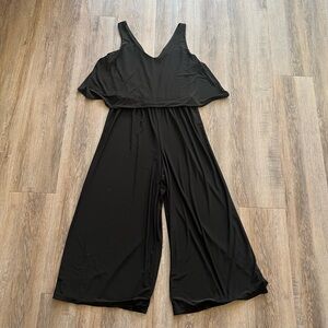 Annalee + Hope Sleek Black Jumpsuit Size Large